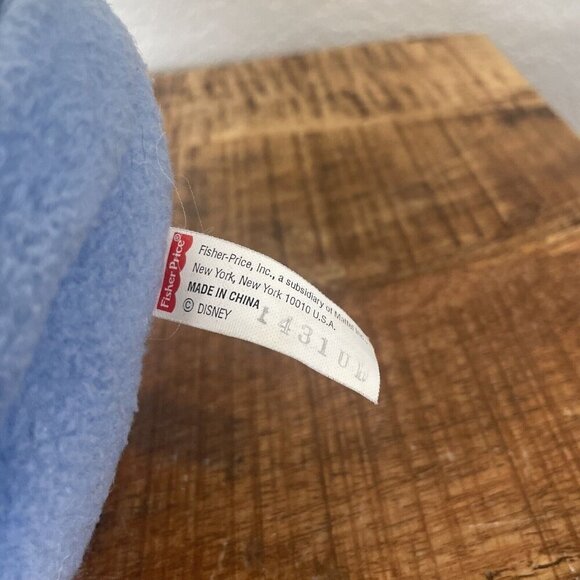 Fisher Price Eeyore Plush Rattle Baby Nursery Disney Winnie The Pooh Donkey VTG - Picture 5 of 7